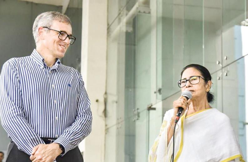 Ensure J&K safety: Mamata to Centre after Omar meet