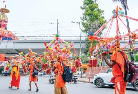 Kanwar Yatra: Over 5,000 personnel, drones deployed across Delhi