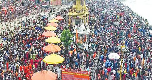 KANWAR YATRA ENTERS FINAL STAGE IN HARIDWAR