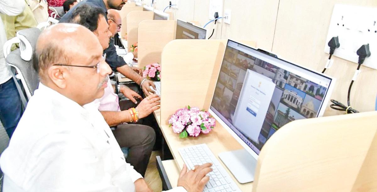 Speaker Inaugurates NeVA Seva Centre in Delhi Assembly