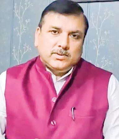 AAP's Sanjay Singh seeks debate on Delhi eviction crisis