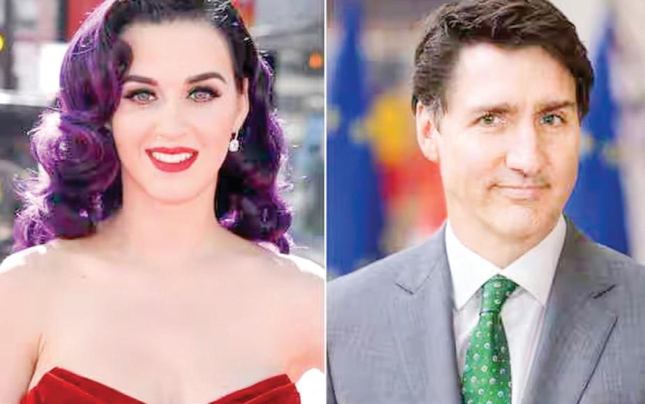Katy Perry, Justin Trudeau Enjoy Dinner in Montreal