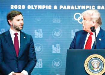 TRUMP SAYS VANCE MOST LIKELY TO RUN FOR PRESIDENT IN 2028