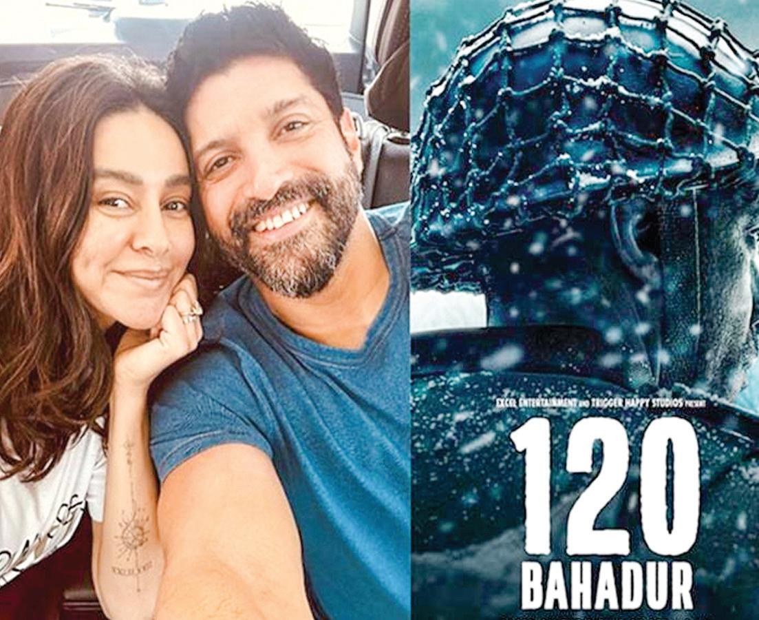Shibani hails Farhan Akhtar's '120 Bahadur' teaser