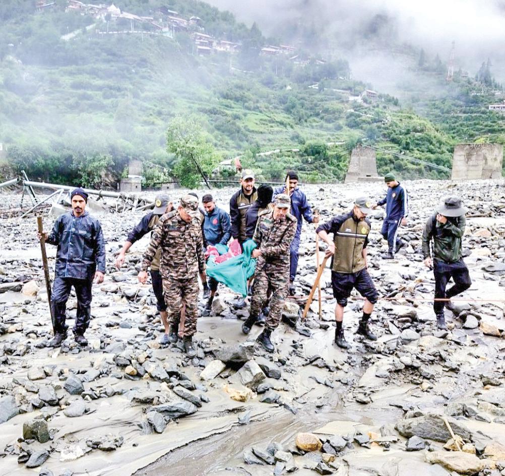 Indian Army leads rescue ops after devastating cloudburst in Uttarakhand