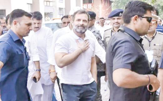 Rahul Gandhi says truth, Ahinsa prevail over falsehood, violence