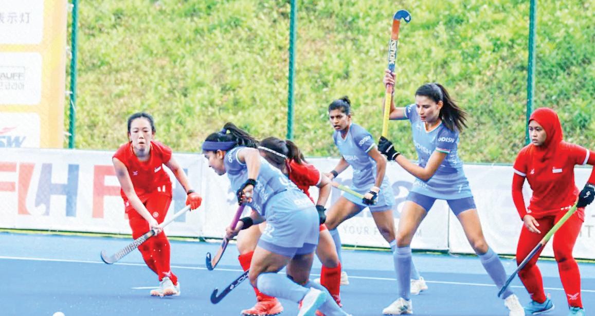 India Thrash Singapore 12-0 in Women's Asia Cup