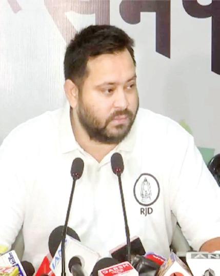 Tejashwi demands FIR against Bihar minister assaulting journalist