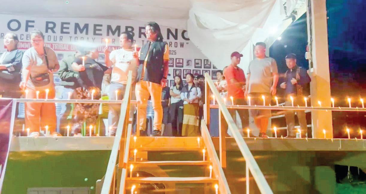 3-day blockade over ambush in Manipur: candlelight vigil held for martyred jawans