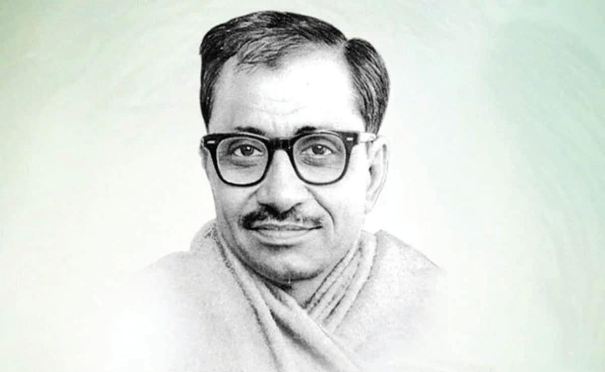 Pandit Deendayal Upadhyay: An ideal symbol of integral humanism, antyodaya, and swadeshi ideas