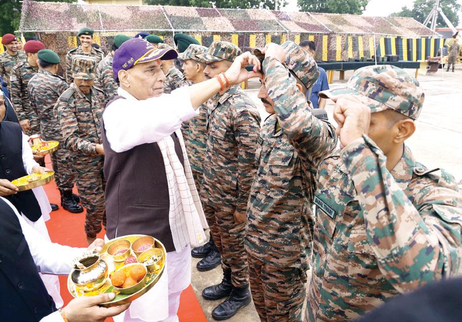 Rajnath hails joint forces in Operation Sindoor
