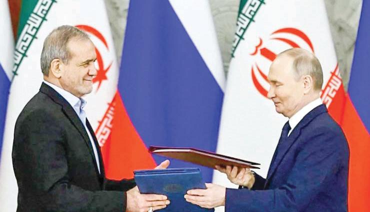 Russia-Iran partnership treaty comes into force