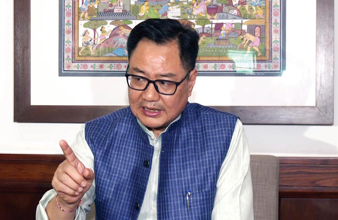 Even Indira Gandhi never criticised India abroad, slams Rahul's remarks in Colombia: Rijiju