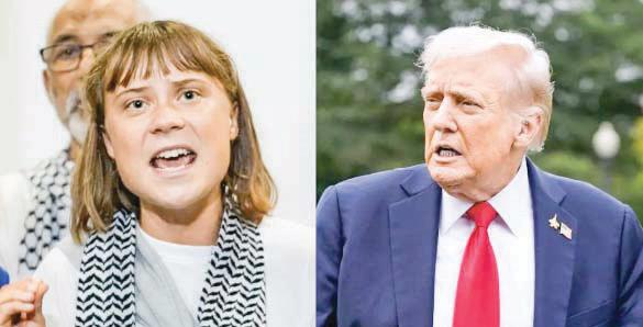 Trump says Greta Thunberg has ‘anger management problem’