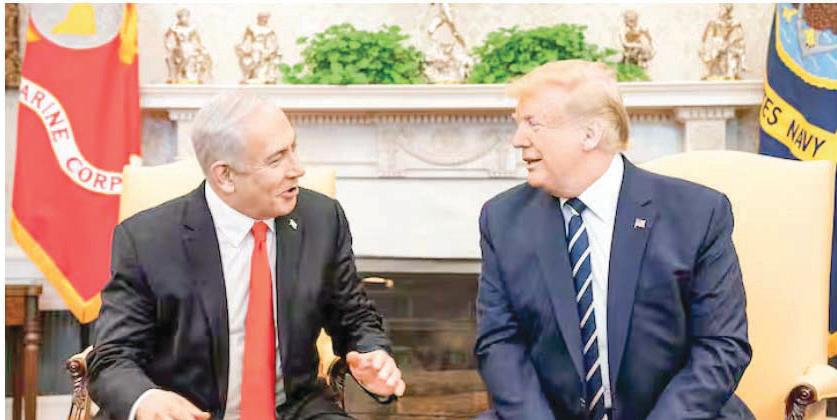 TRUMP DENIES ASKING NETANYAHU TO STOP BEING ‘NEGATIVE’