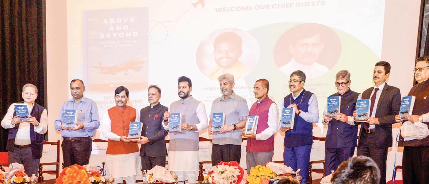Civil Aviation Minister Naidu launches book by CISF official