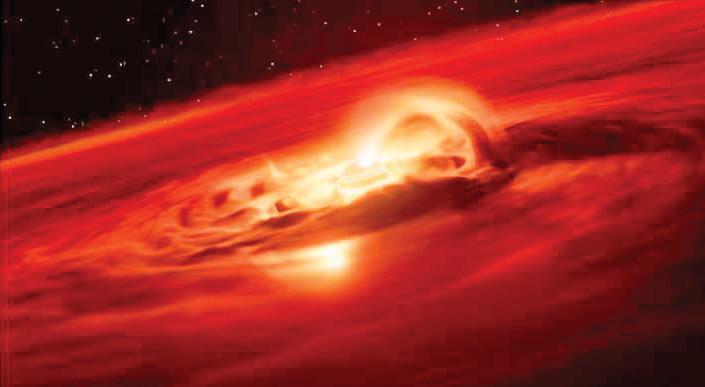 Astronomers spot young rogue planet gobbling up its surroundings
