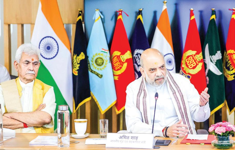 Amit Shah reviews J&K security situation