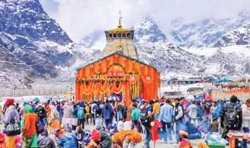 16.56 lakh devotees visit Kedarnath; Chardham Yatra regains pace