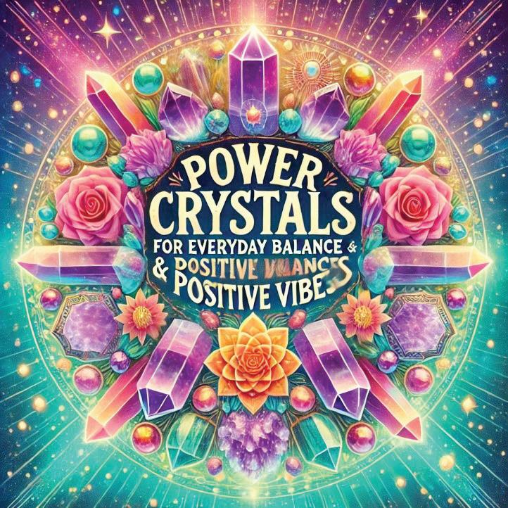 POWER CRYSTALS FOR EVERYDAY BALANCE & POSITIVE VIBES