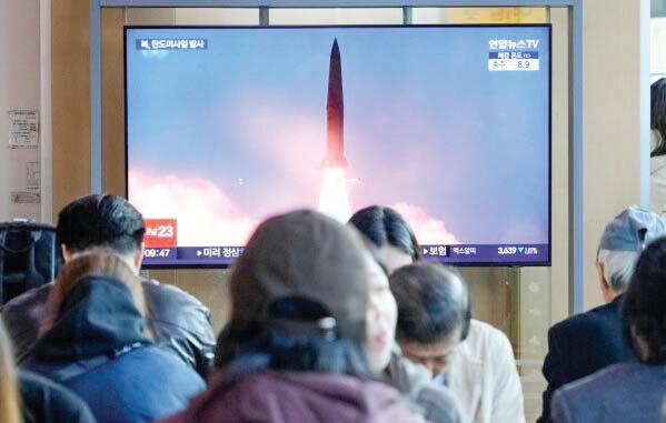 North Korea test-fires ballistic missiles ahead of Trump’s Asia trip