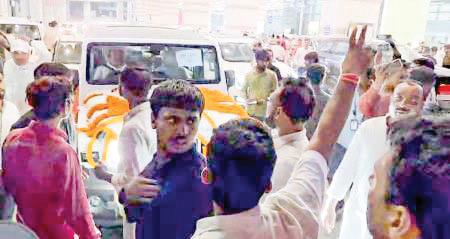 Congress workers protest ticket distribution for Bihar polls, demand removal of state in-charge
