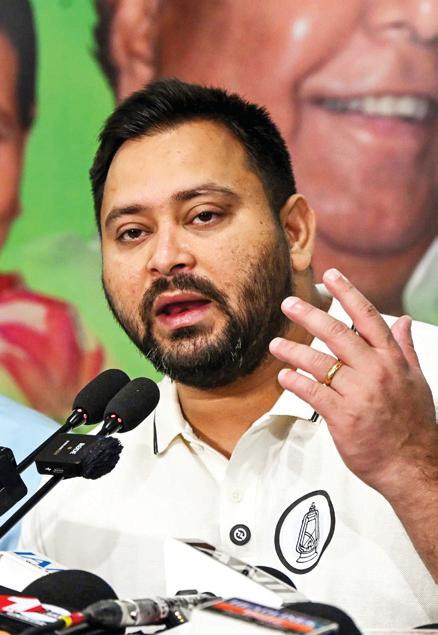 BJP shifts Bihar battle to ‘corruption’ pitch against Tejashwi Yadav