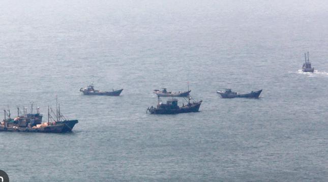 China uses civilian boats for Taiwan strait operations
