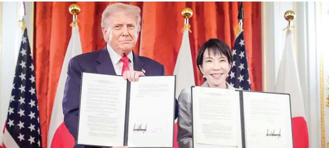 TRUMP LAUDS JAPAN’S ‘GREAT’ LEADER SIGN RARE EARTHS, MISSILES DEAL