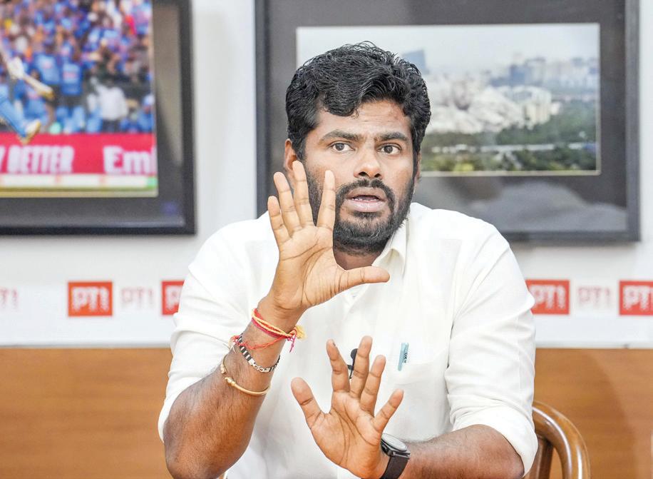 BJP leader Annamalai accuses DMK govt of Rs 888 crore cash-for-jobs scam