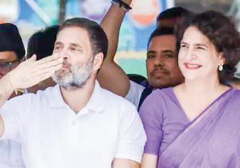 Rahul, Priyanka to address 15 poll rallies in Bihar
