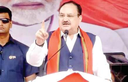 Nadda hails Bihar’s progress under NDA, slams RJD’s rule