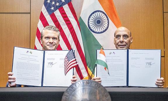 India, US sign 10-year defence pact amid trade tensions