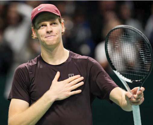 Jannik Sinner replaces Carlos Alcaraz at No. 1 with the year-ending top spot