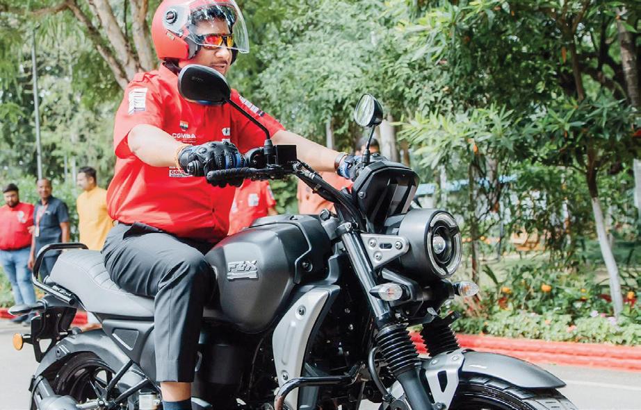 CM Vishnu Deo Sai promotes safe riding at Raipur Supercross Championship