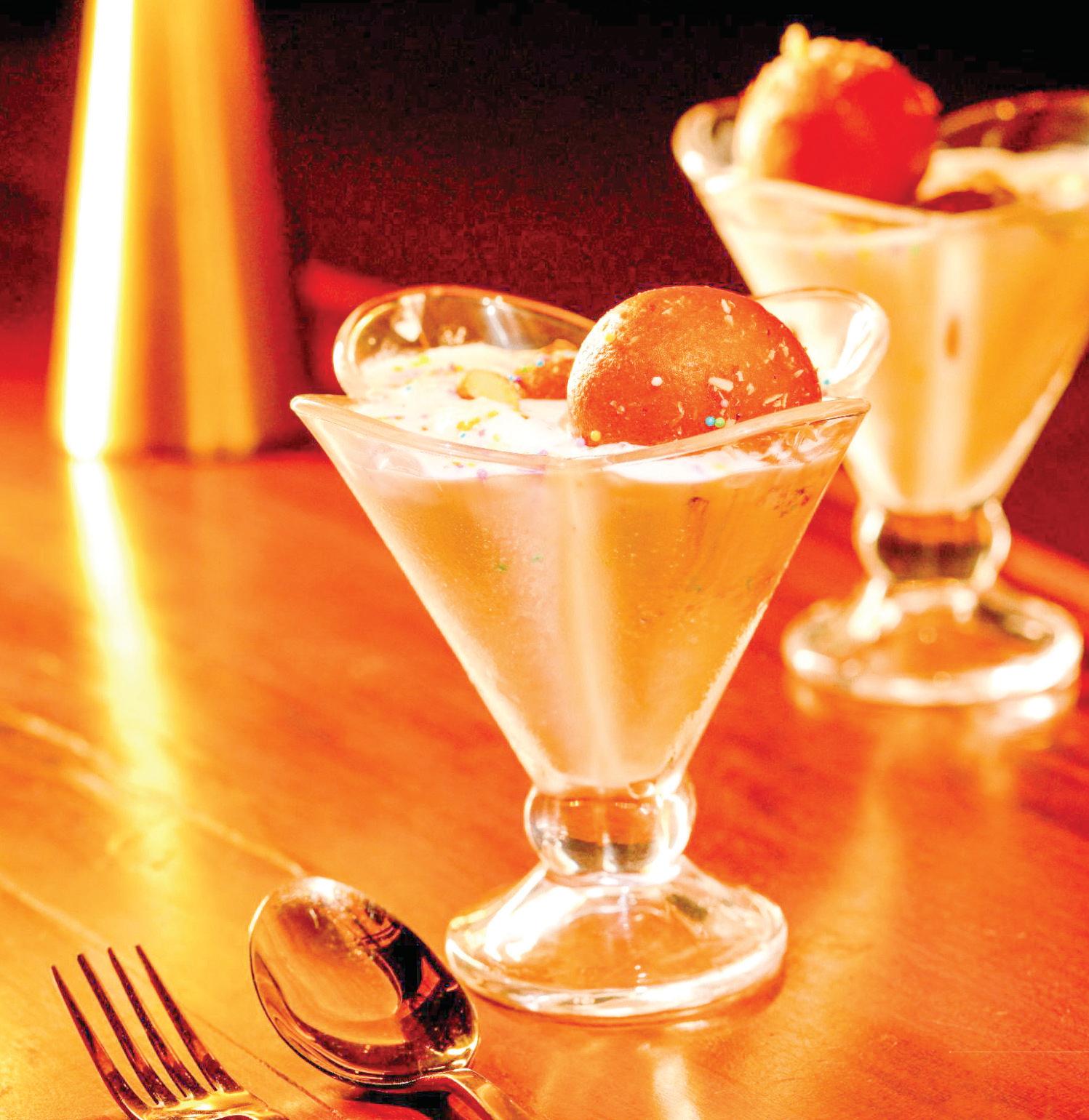 Golden indulgence: A Gulab Jamun sundae that melts hearts