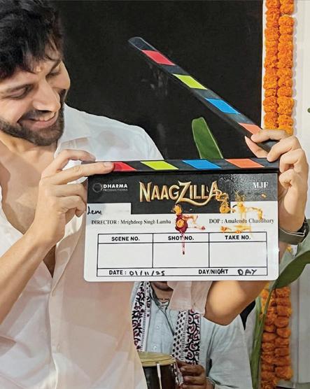 Kartik Aaryan begins shooting for 'Naagzilla'