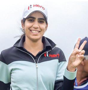 Diksha, Pranavi lead four Indians in Aramco China golf