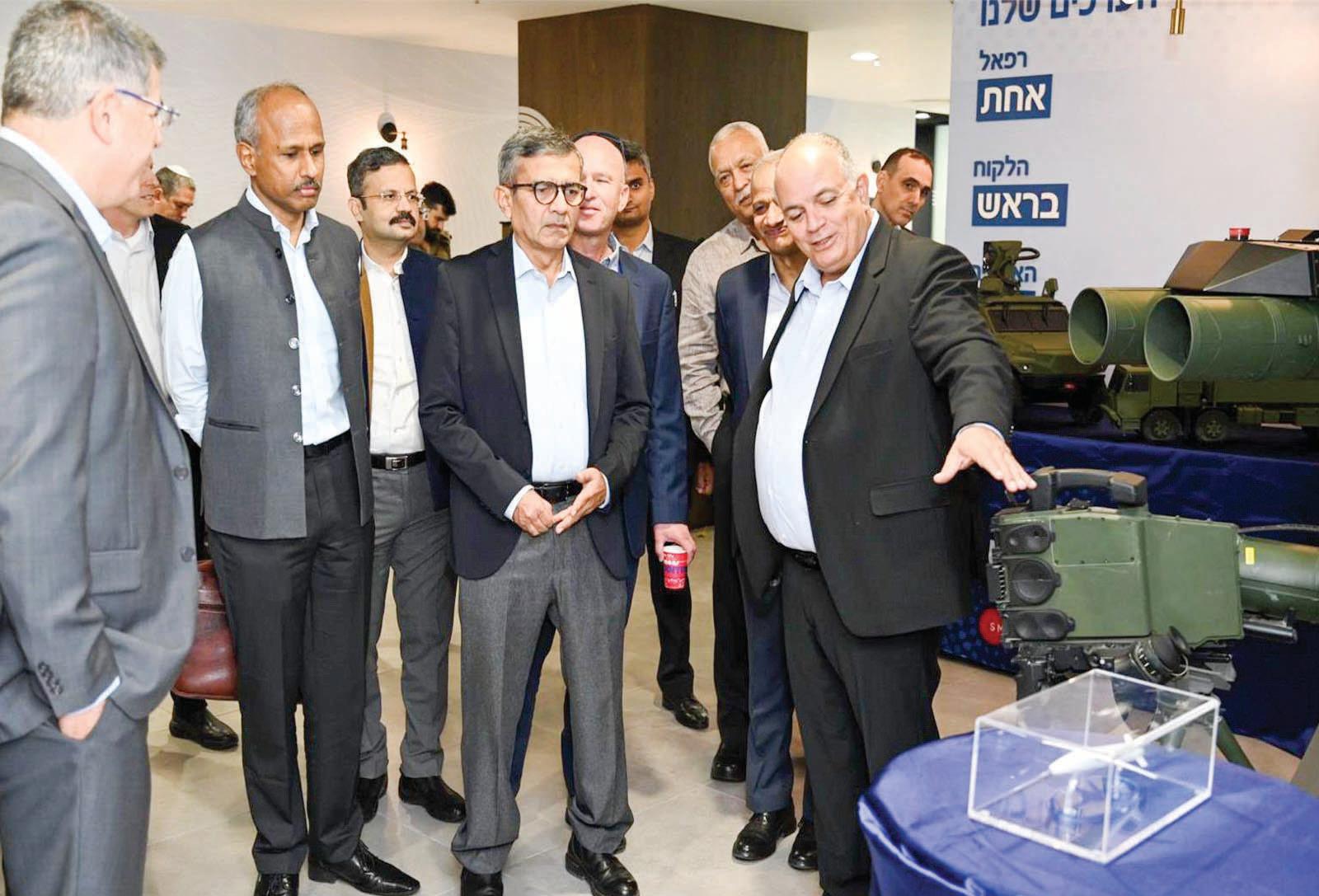 INDIA’S DEFENCE SECY EXPLORES PRODUCTION AVENUES IN ISRAEL