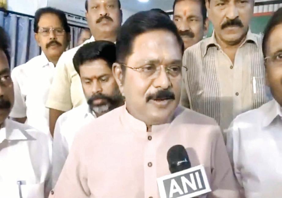 Dhinakaran targets EPS; predicts AIADMK’s fall amid TVK rise