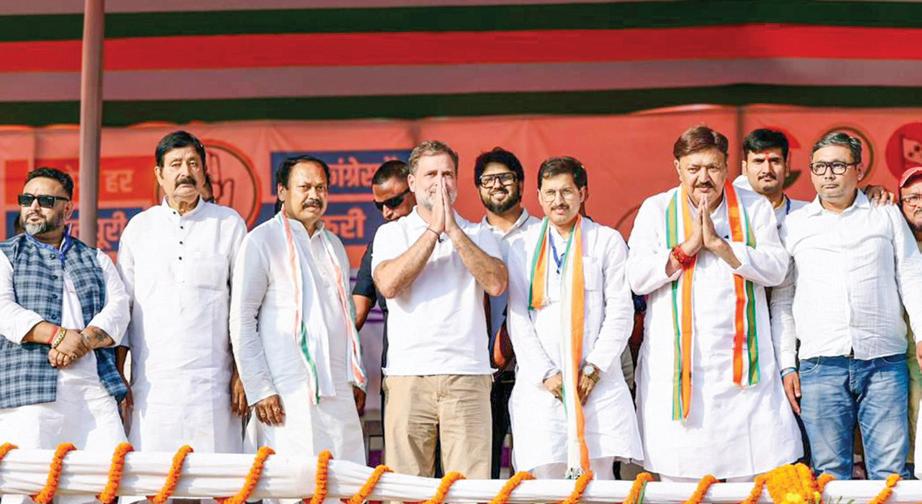 BJP leaders, who cast votes in Delhi, also voted in Bihar: Rahul