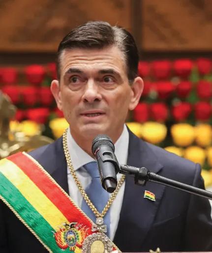 Rodrigo Paz sworn in as Bolivia's new president