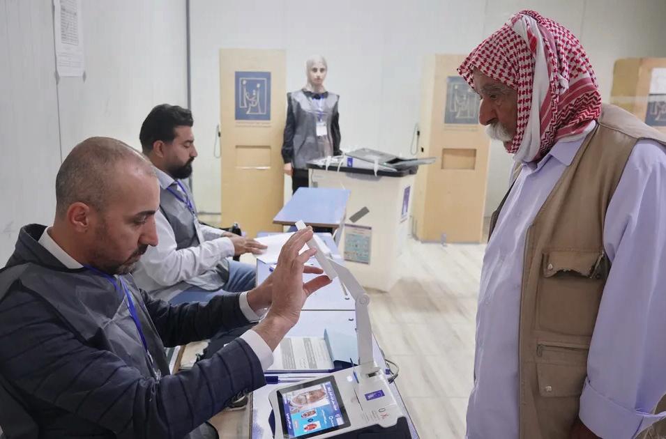 Iraq’s displaced Yazidis and security forces cast ballots