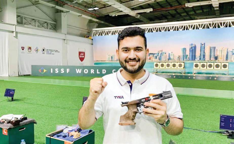 ANISH BHANWALA CLINCHES ISSF WORLD CHAMPIONSHIPS SILVER