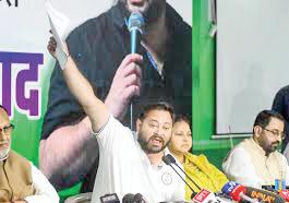 Tejashwi criticises EC for not disclosing gender-wise data of first phase polls