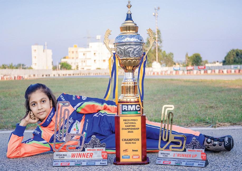 Arshi Gupta becomes India’s first female National Karting champion