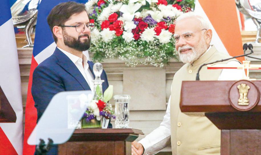 India, Chile agree to strengthen ties
