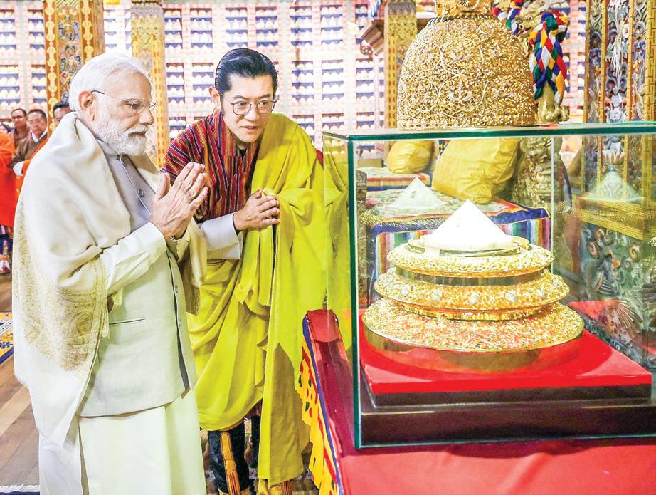 PM MODI URGES STRONGER ENERGY TIES AND CONNECTIVITY WITH BHUTAN
