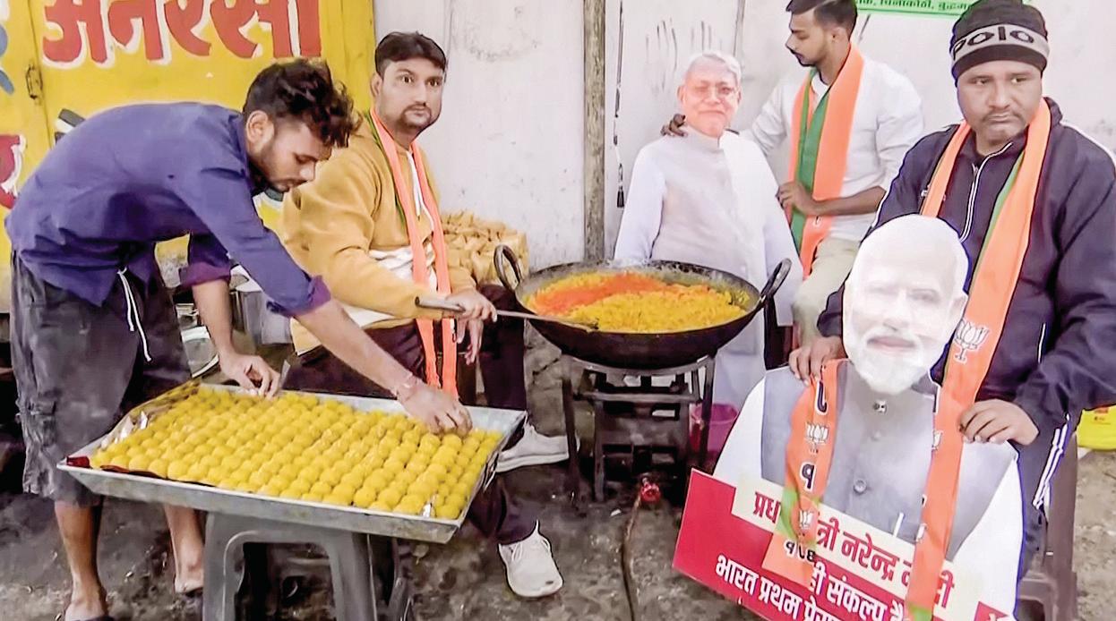 Nitish Kumar-led NDA poised for majority, exit polls show