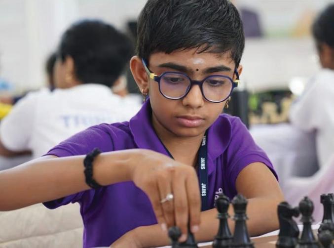 10-year-old Divi Bijesh wins U-12 girls title at Commonwealth Chess Championship 2025